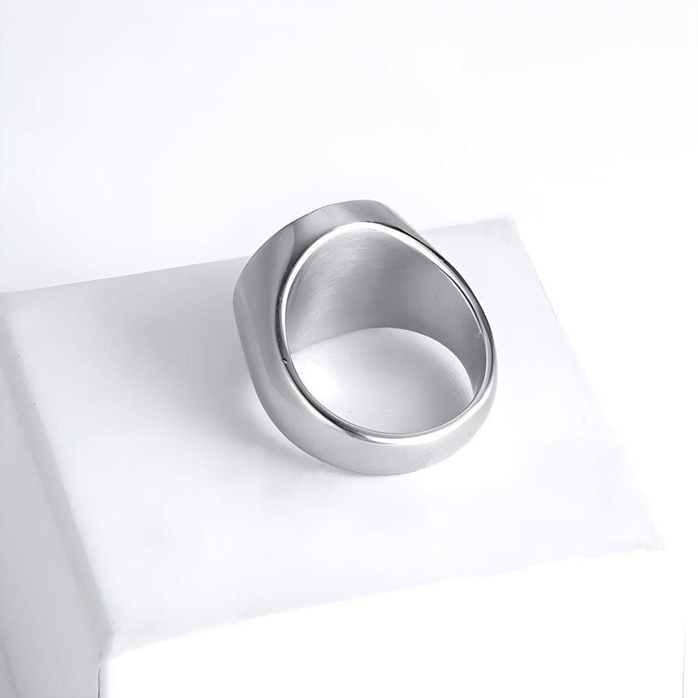 THE MEN THING Rings ZENTRIX - 10mm Pure Titanium Steel Ring for Men & Boys