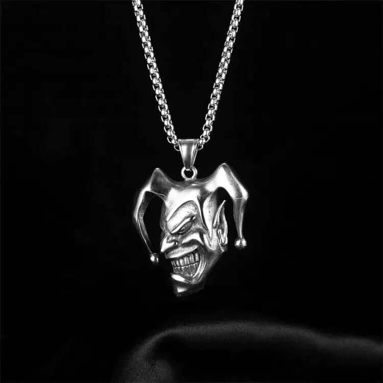 THE MEN THING SS Pendant/ Necklace CIRCUS - Alloy Pendant with Pure Stainless Steel 24inch Chain for Men, European trending Style - Round Box Chain for Men & Boy