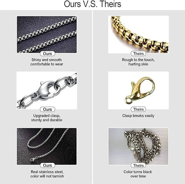THE MEN THING SS Pendant/ Necklace FURIOUS INFINITY SNAKE - Alloy Pendant with Pure Stainless Steel 24inch Round Box Chain, European trending Style for Men & Boy