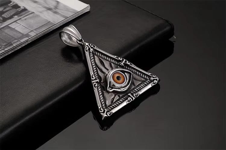 THE MEN THING SS Pendant/ Necklace MYSTIC VISION PENDANT - Alloy The Mystic Vision Pendant with Stainless Steel 24inch Round Box Chain, European trending for Men & Boy