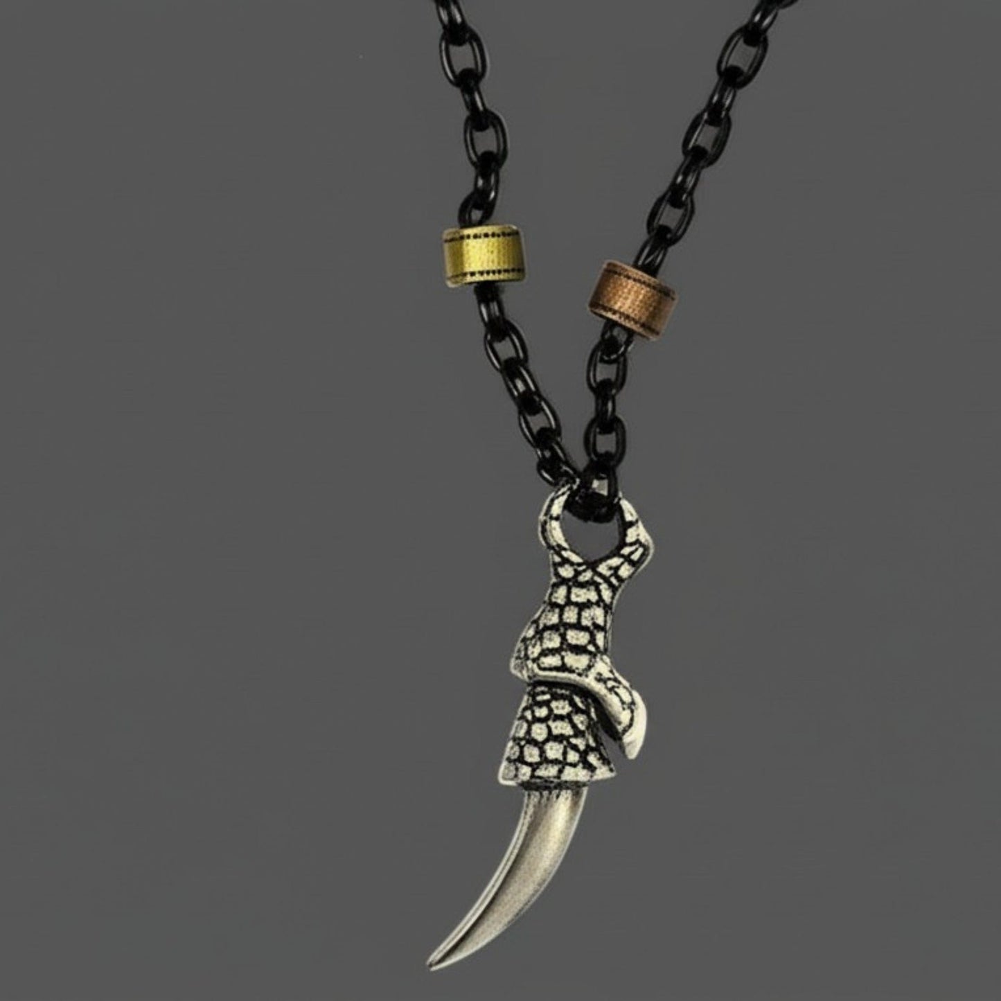 THE MEN THING SS Pendant/ Necklace SAVAGE CLAW - Pure Titanium Steel Pendant with 23inch Chain for Men & Boys