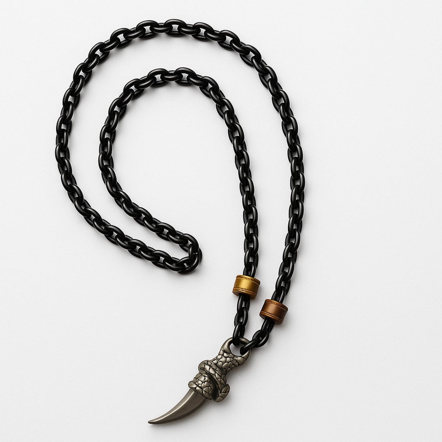 THE MEN THING SS Pendant/ Necklace SAVAGE CLAW - Pure Titanium Steel Pendant with 23inch Chain for Men & Boys