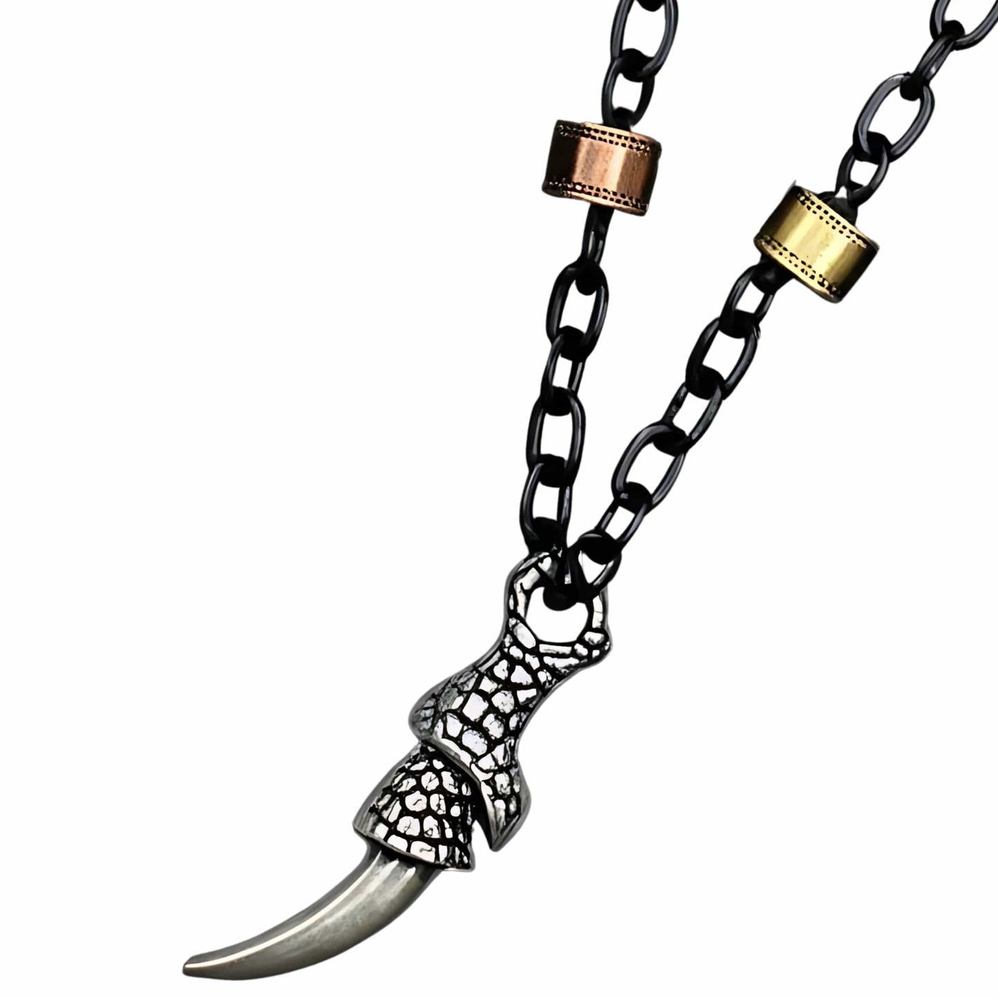 THE MEN THING SS Pendant/ Necklace SAVAGE CLAW - Pure Titanium Steel Pendant with 23inch Chain for Men & Boys