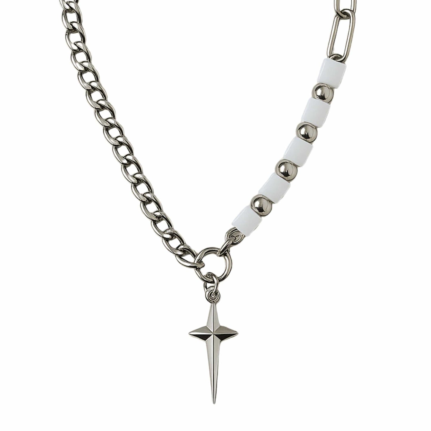 THE MEN THING SS Pendant/ Necklace STELLAR SPIRE - Pure Titanium Steel Pendant with Chain for Men & Boys "20 "inch