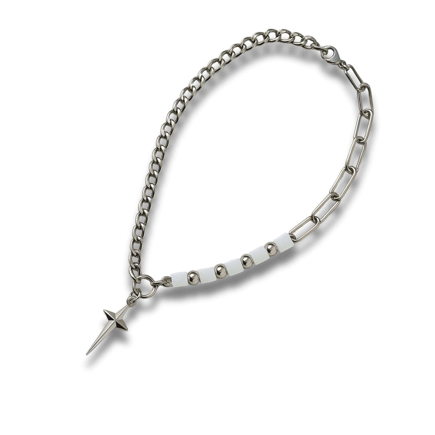 THE MEN THING SS Pendant/ Necklace STELLAR SPIRE - Pure Titanium Steel Pendant with Chain for Men & Boys "20 "inch