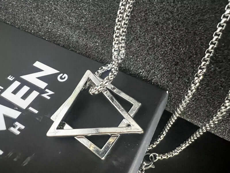 THE MEN THING SS Pendant/ Necklace VICTORIOUS - Alloy Pendant with Pure Stainless Steel 24inch Round Box Chain, Milan trending Style for Men & Boy