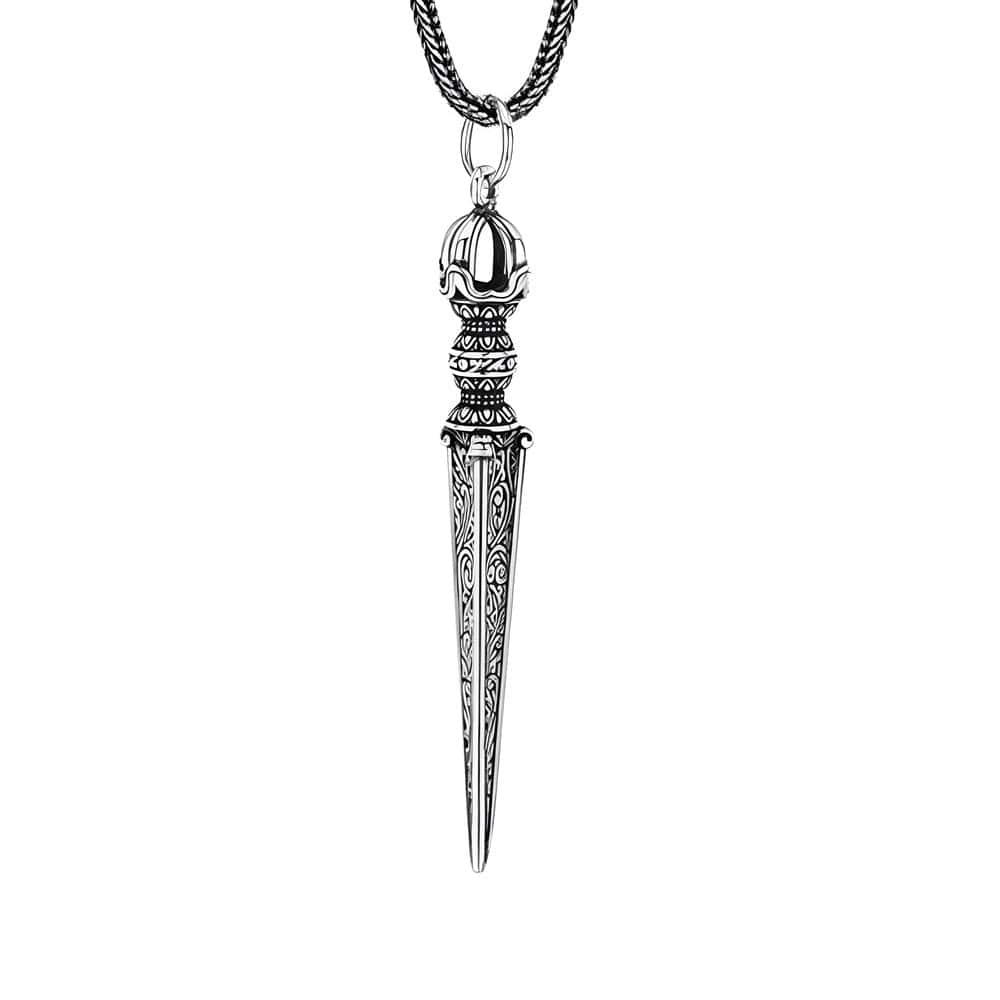 THE MEN THING SS Pendant with Chain VALKEN DAGGER - 24inch Pure Copper European trending Style Chain for Men & Boy