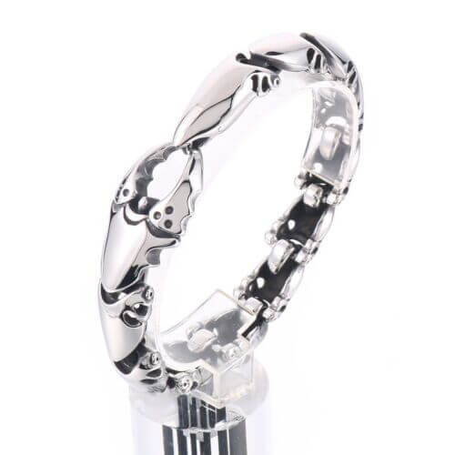 THE MEN THING Steel Bracelets CRABLOCK - 22mm Pure Titanium Steel Bracelet for Men & Boy (8inch)