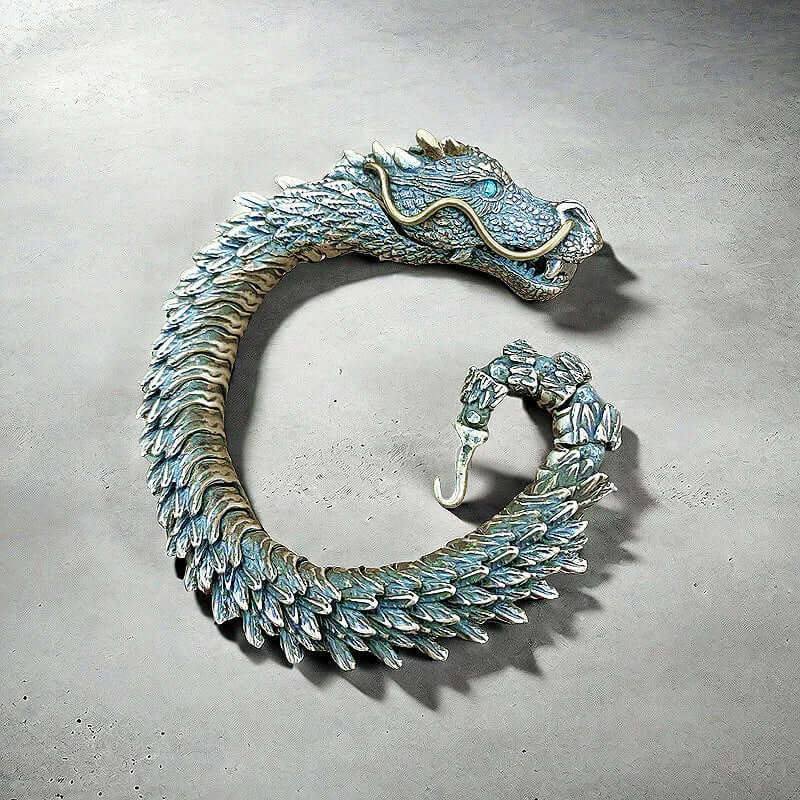 THE MEN THING Steel Bracelets DRAGON GOT - "12"mm Pure Copper Bracelet with Hook Buckle for Men & Boys ("9" inch)