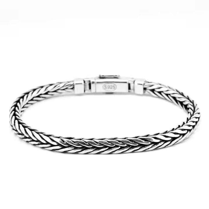 THE MEN THING Steel Bracelets MATRIX LINK - 12mm Pure Stainless Steel Bracelet, Biker Punk Style Bracelet for Men & Boy (8 inch)