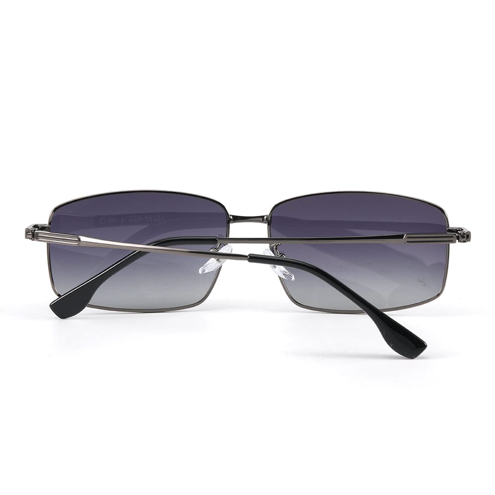 THE MEN THING Sunglasses 3295 - OBLIVION EDGE- HD Polarised Sunglasses for Men - UV400 Protection, Stainless Steel Frame - Gradient Smoke