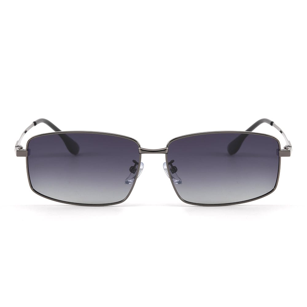 THE MEN THING Sunglasses 3295 - OBLIVION EDGE- HD Polarised Sunglasses for Men - UV400 Protection, Stainless Steel Frame - Gradient Smoke