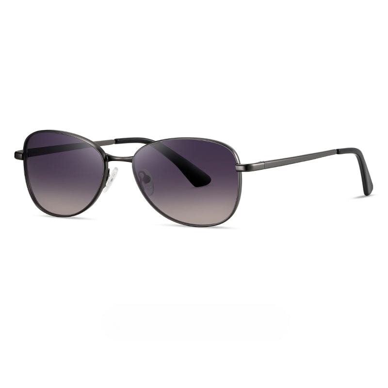 THE MEN THING Sunglasses Gradient Grey-Purple S15110 BRONZE WHIRL HD Polarized Sunglasses for Men - UV400 Protection, Stainless Steel Frame