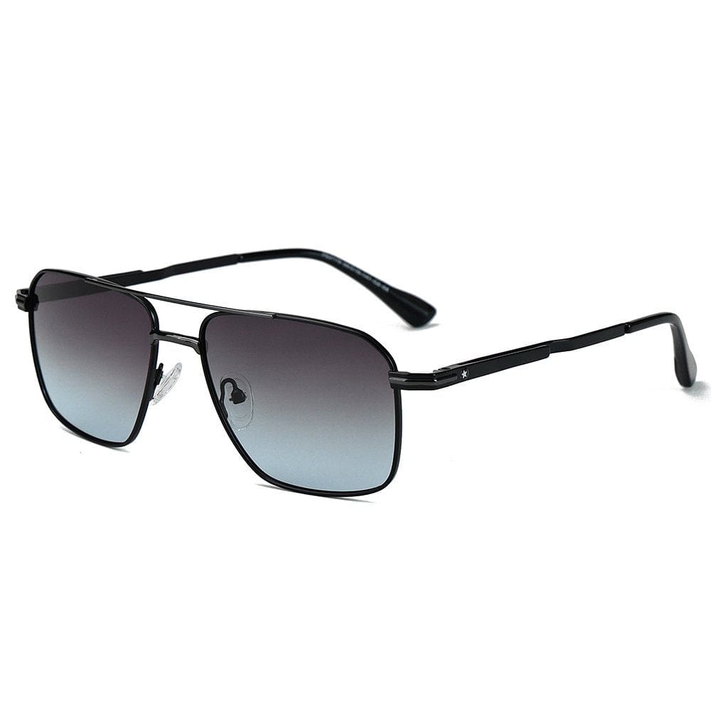 THE MEN THING Sunglasses Grey Blue 2179 ARCTIC GLINT HD Polarized Sunglasses for Men - UV400 Protection, Stainless Steel Frame