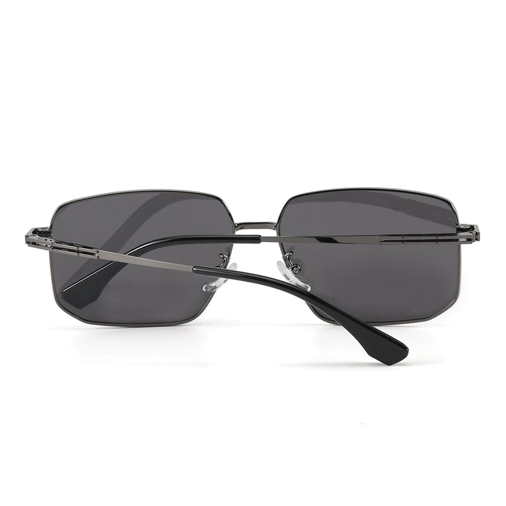 THE MEN THING Sunglasses J3292 - OBLIVION SHADE - HD Polarised Sunglasses for Men - UV400 Protection, Stainless Steel Frame - Black Tinted