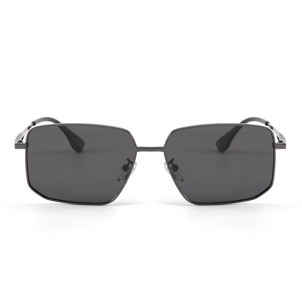 THE MEN THING Sunglasses J3292 - OBLIVION SHADE - HD Polarised Sunglasses for Men - UV400 Protection, Stainless Steel Frame - Black Tinted