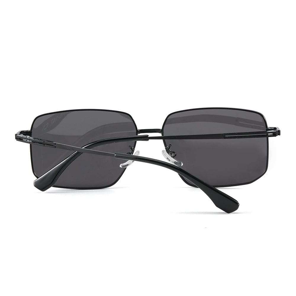 THE MEN THING Sunglasses J3292 - OBLIVION SHADE - HD Polarised Sunglasses for Men - UV400 Protection, Stainless Steel Frame - Dark Tinted