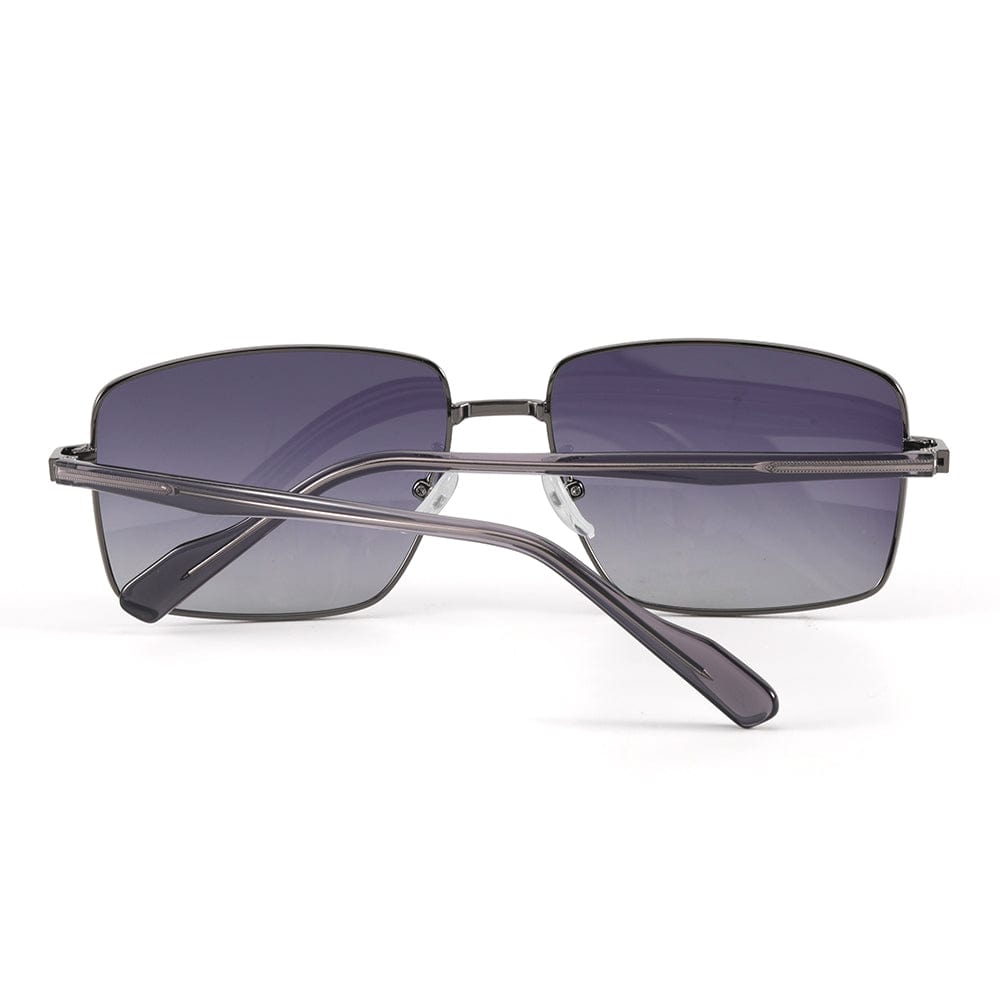 THE MEN THING Sunglasses J3305 - PHANTOM SHADE - HD Polarised Sunglasses for Men - UV400 Protection, Stainless Steel Frame - Gradient Grey Lenses