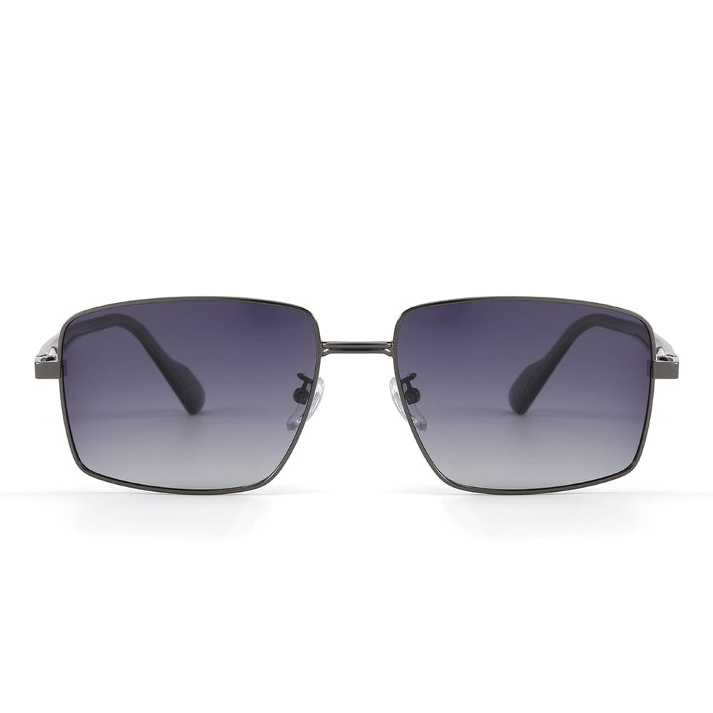 THE MEN THING Sunglasses J3305 - PHANTOM SHADE - HD Polarised Sunglasses for Men - UV400 Protection, Stainless Steel Frame - Gradient Grey Lenses