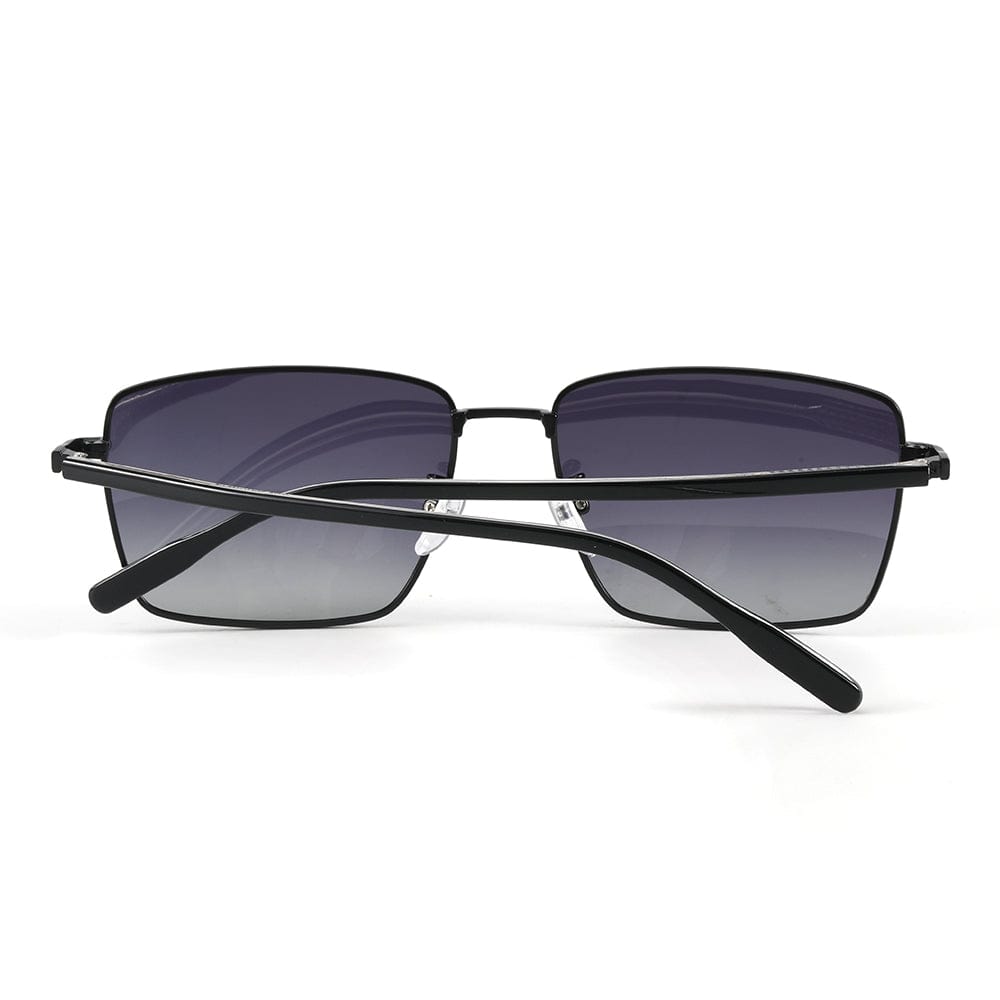 THE MEN THING Sunglasses J3308 - SLEEK VANTAGE- HD Polarised Sunglasses for Men - UV400 Protection, Stainless Steel Frame - Gradient Grey Lens