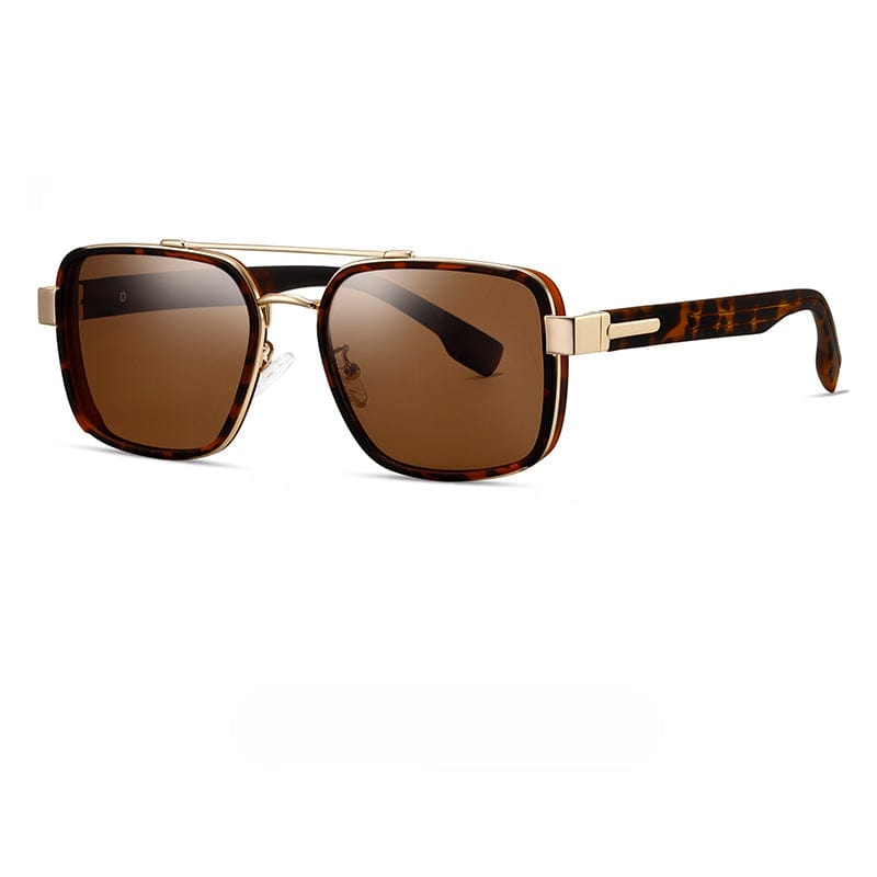 THE MEN THING Sunglasses S15106 BOLD MERIDIAN HD Polarized Sunglasses for Men - UV400 Protection, Stainless Steel Frame