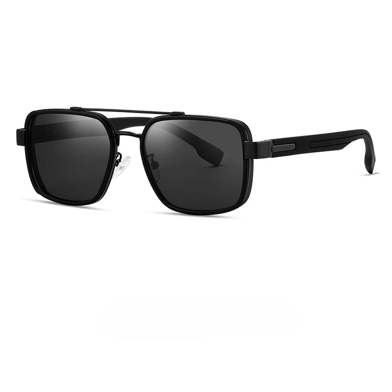 THE MEN THING Sunglasses S15106 BOLD MERIDIAN HD Polarized Sunglasses for Men - UV400 Protection, Stainless Steel Frame
