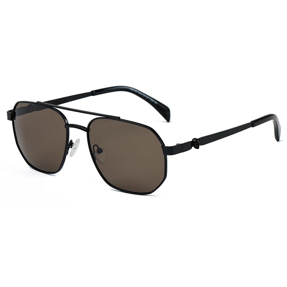 THE MEN THING Sunglasses Solid Brownish 2188 FROST SPECTRA HD Polarized Sunglasses for Men - UV400 Protection, Stainless Steel Frame
