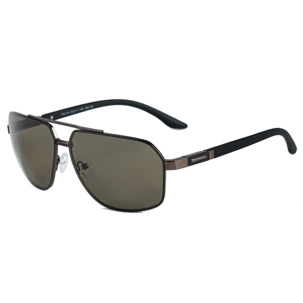 THE MEN THING Sunglasses Solid Gradient 2194 CINDER FROST HD Polarized Sunglasses for Men - UV400 Protection, Stainless Steel Frame