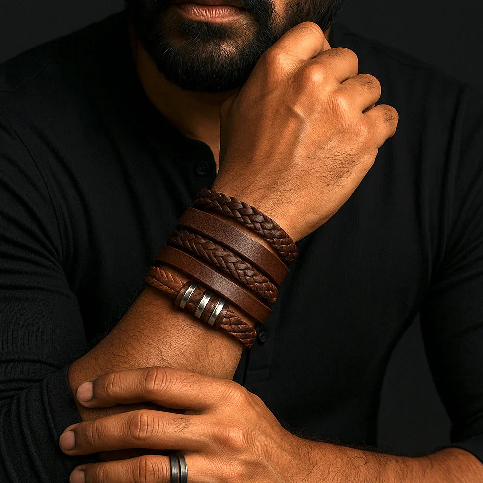 Elevate your style with our Stylish Leather Bracelets for Every Occasion, perfect for any outfit at [Store Name].