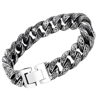 TITAN - 13mm Pure Titanium Steel Bracelet for Men & Boy (8inch)