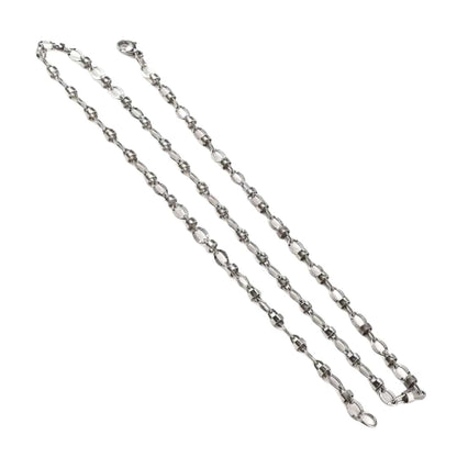 THE MEN THING Chain 4.5mm ALPHA LINK - 4.5mm Chain Pure Stainless Steel 23inch for Men & Boys