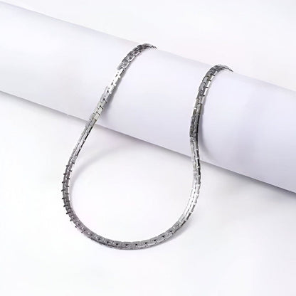 THE MEN THING Chain ARGENTO - 5mm Chain Pure Stainless Steel 21inch for Men & Boys