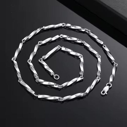 THE MEN THING Chain CELESTIAL LINKS - 4mm Chain Pure Stainless Steel 23inch for Men & Boys