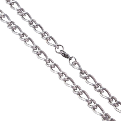 THE MEN THING Chain CZAR CURVE - 8mm Chain Pure Stainless Steel 23inch for Men & Boys