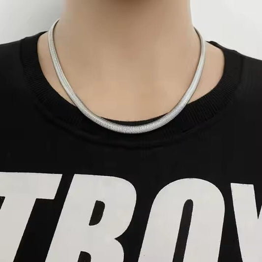 THE MEN THING Chain DOMINIX - 5mm Chain Pure Stainless Steel 23inch for Men & Boys