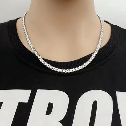THE MEN THING Chain DOMINUS - 6mm Chain Pure Stainless Steel 23inch for Men & Boys
