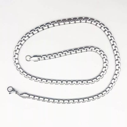 THE MEN THING Chain DOMINUS - 6mm Chain Pure Stainless Steel 23inch for Men & Boys