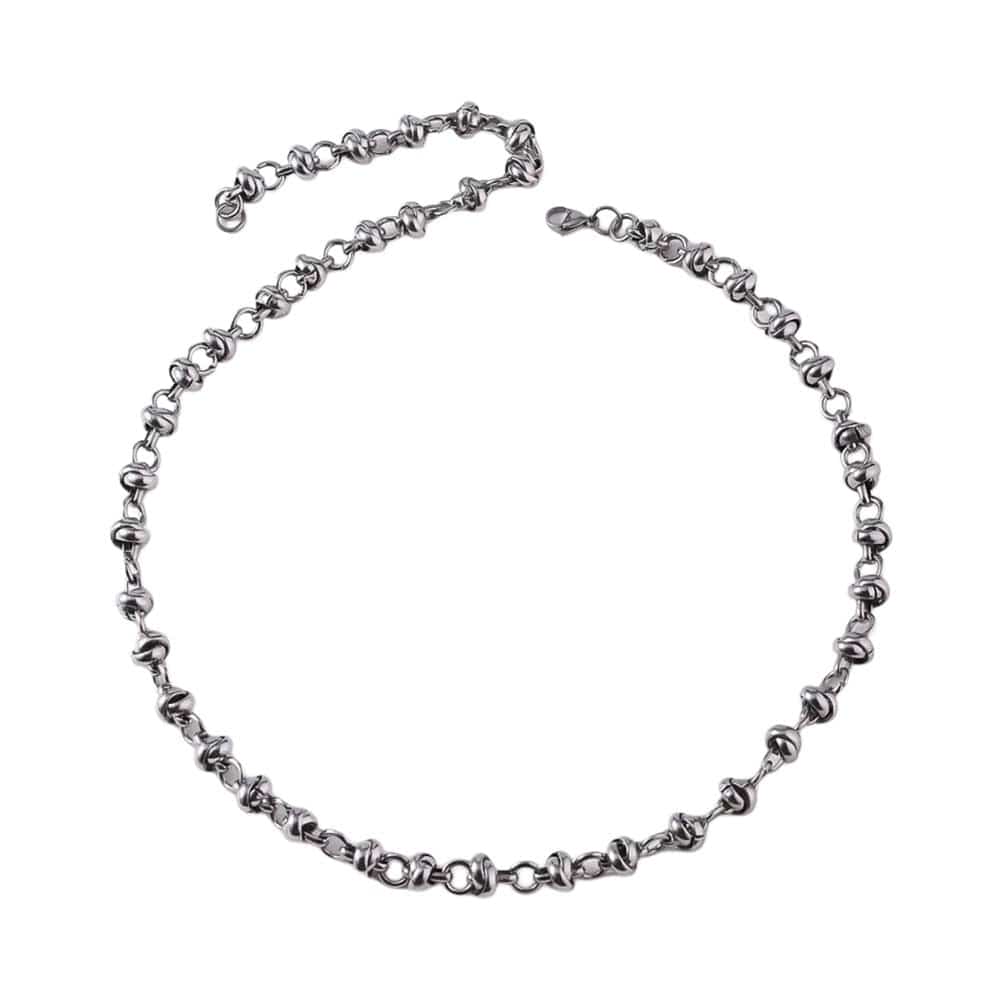 THE MEN THING Chain ELARION - 8mm Chain Pure Stainless Steel 23inch for Men & Boys