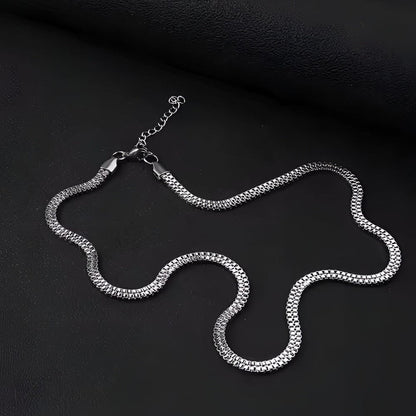 THE MEN THING Chain ERIX - 4mm Chain Pure Stainless Steel 19inch for Men & Boys