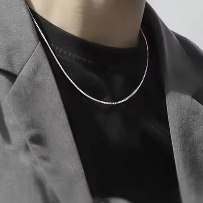 THE MEN THING Chain FROSTBITE - 3mm Chain Pure Stainless Steel 23inch for Men & Boys