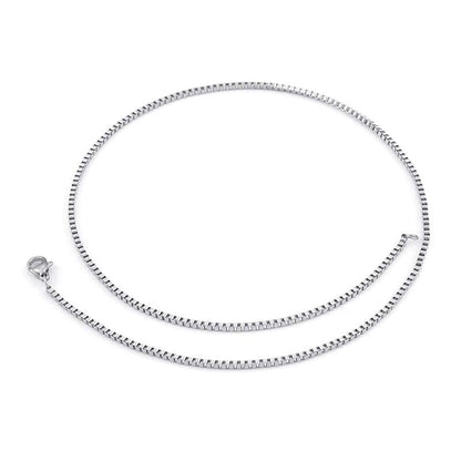 THE MEN THING Chain FROSTBITE - 3mm Chain Pure Stainless Steel 23inch for Men & Boys