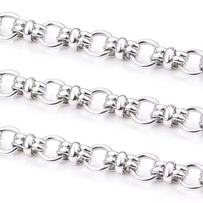 THE MEN THING Chain GRAVION - 11mm Chain Pure Stainless Steel 23inch for Men & Boys