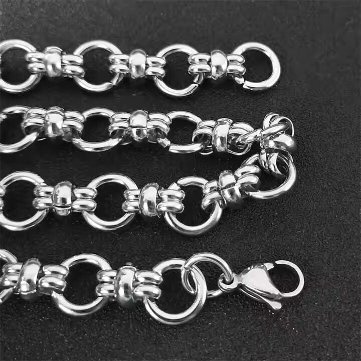 THE MEN THING Chain GRAVION - 11mm Chain Pure Stainless Steel 23inch for Men & Boys