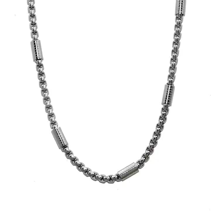 THE MEN THING Chain GRAVX - 5mm Chain Pure Stainless Steel 23inch for Men & Boys