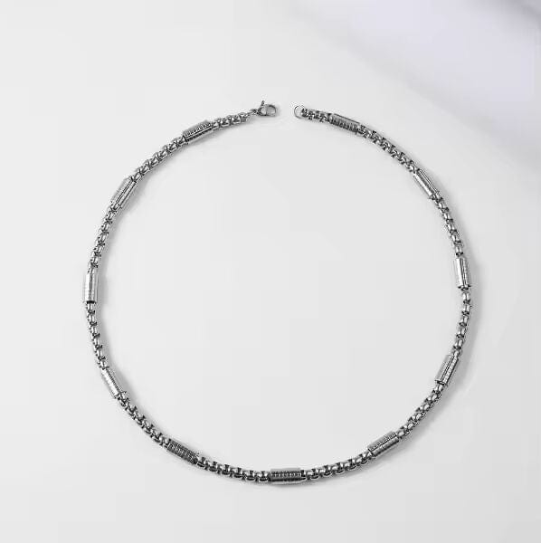 THE MEN THING Chain GRAVX - 5mm Chain Pure Stainless Steel 23inch for Men & Boys