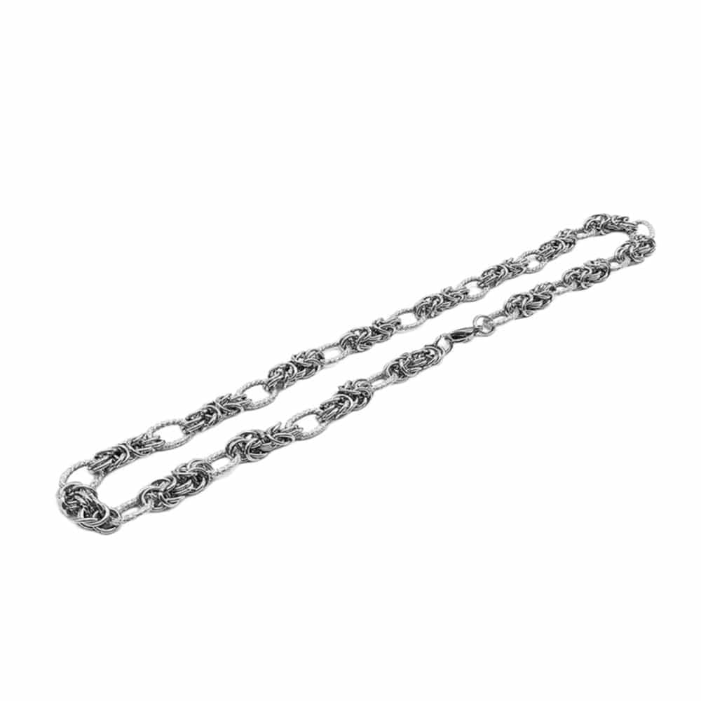 THE MEN THING Chain GRIDON - 9mm Chain Pure Stainless Steel 23inch for Men & Boys