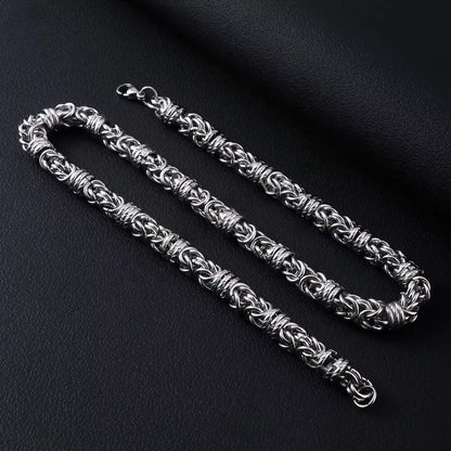 THE MEN THING Chain IMPERIUM - 9mm Chain Pure Stainless Steel 23inch for Men & Boys