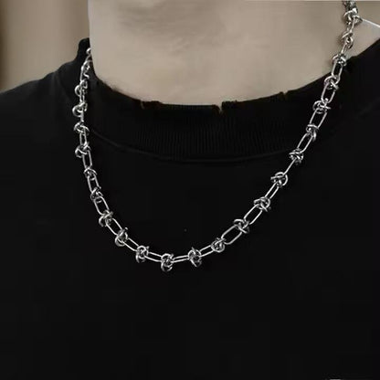 THE MEN THING Chain LINEO - 7mm Chain Pure Stainless Steel 23inch for Men & Boys