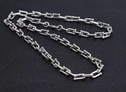THE MEN THING Chain MYST LOCK - 8mm Chain Pure Stainless Steel 23inch for Men & Boys