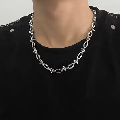 THE MEN THING Chain RAVELLO - 8mm Chain Pure Stainless Steel 23inch for Men & Boys